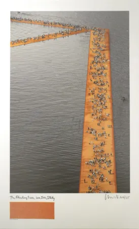多数の Christo - The Floating Piers, Lake Iseo, Italy, 2014-2016