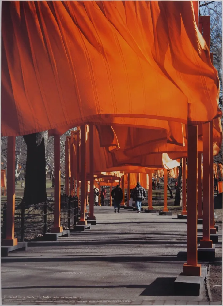 掲示 Christo - The Gates : Central Park New York city