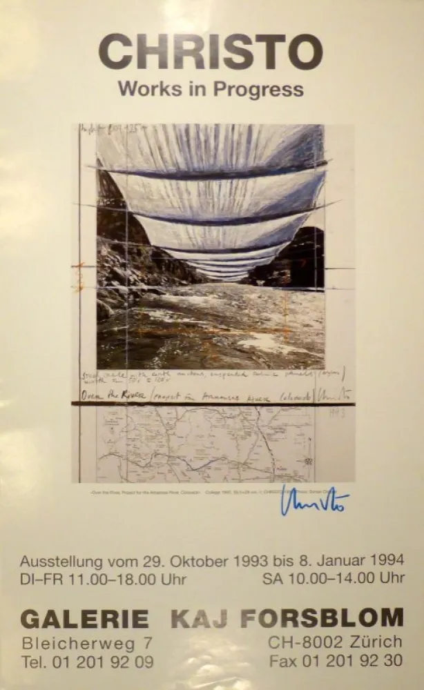 掲示 Christo - Three Posters