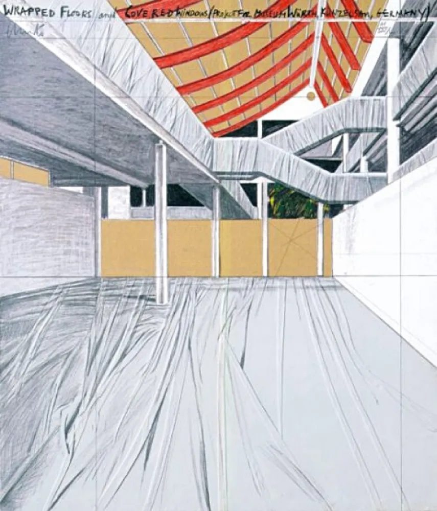 多数の Christo - Wrapped Floors and Covered Windows, Museum Würth