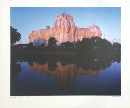 写真 Christo - Wrapped Reichstag/Berlin Nachmittag