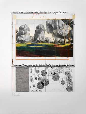 オフセット Christo - Wrapped Trees