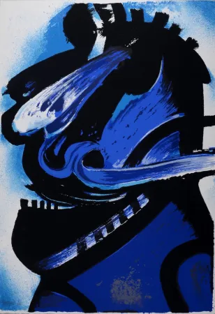 シルクスクリーン Christoforou - Composition