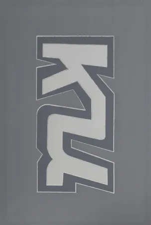 シルクスクリーン Chryssa - Times Square Fragment #4