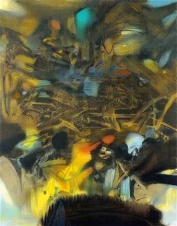 リトグラフ Chu Teh Chun  - Composition 6