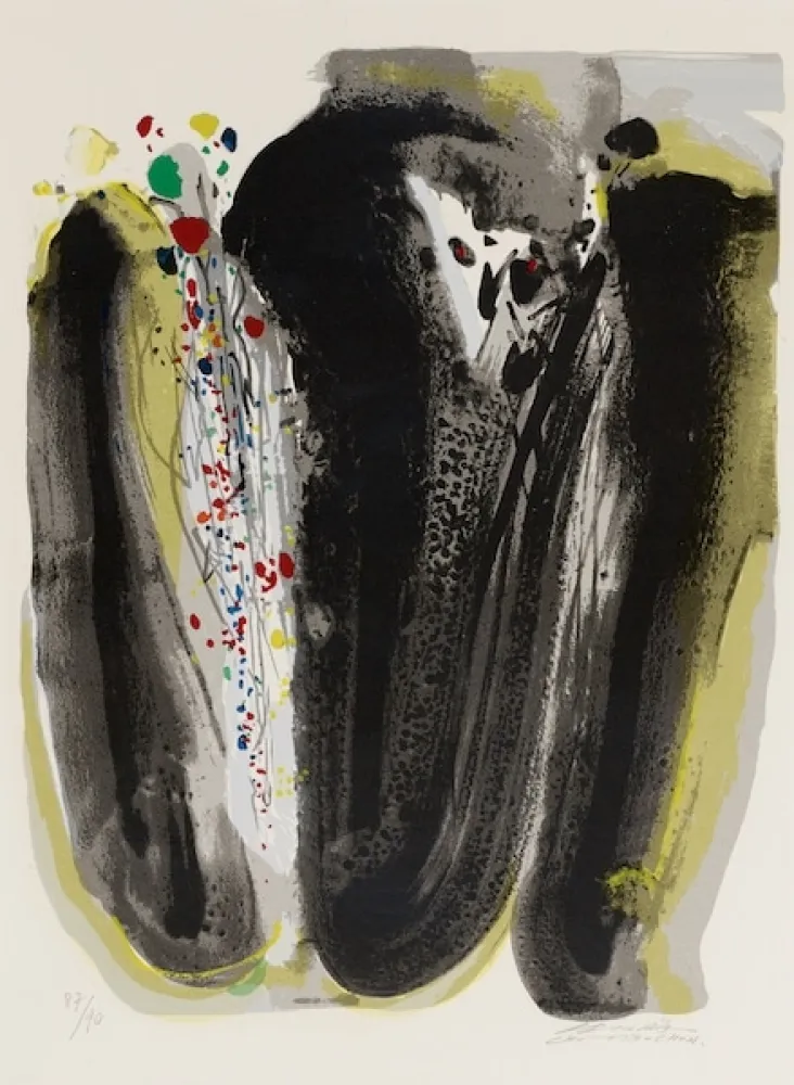 リトグラフ Chu Teh Chun  - Sans titre