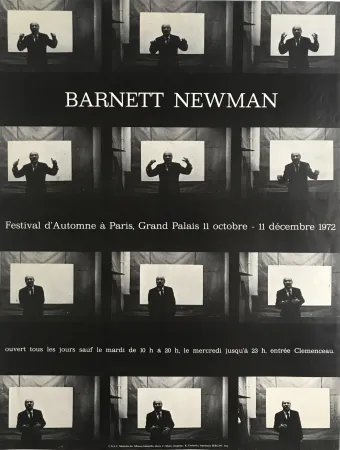 掲示 Cieslewicz  - Barnett Newman / Festival d’Automne à Paris