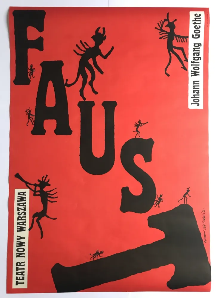 掲示 Cieslewicz  - Faust, Goethe / Nowy Teatr Warszawa