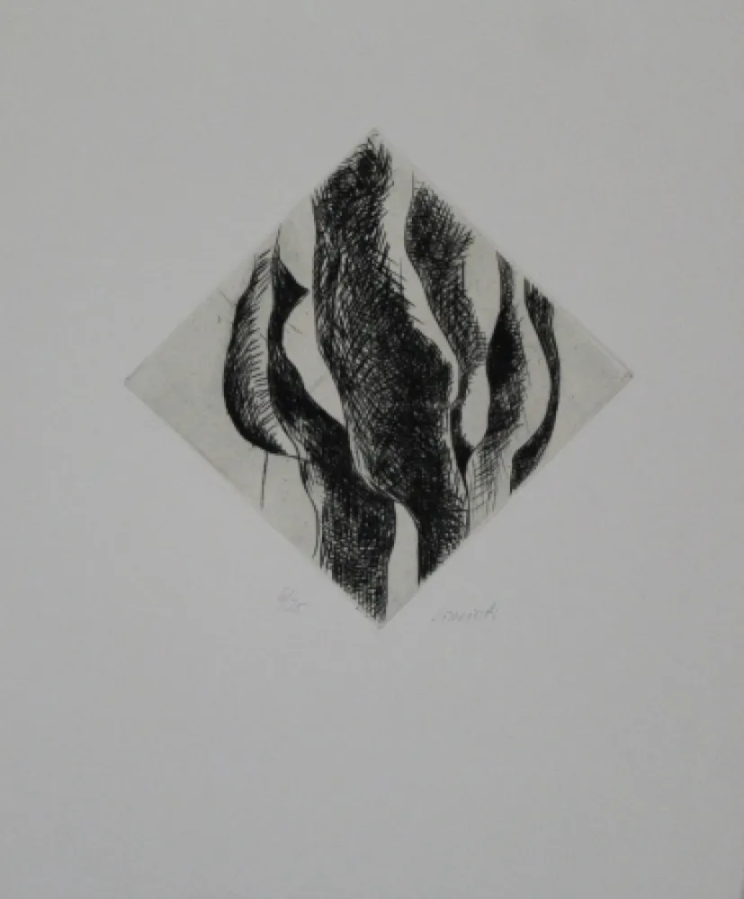 彫版 Cimiotti - Körper-Landschaft-Komposition / Body-Landscape-Composition