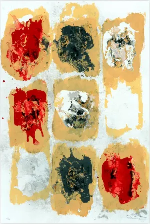 シルクスクリーン Círia - Cometas II