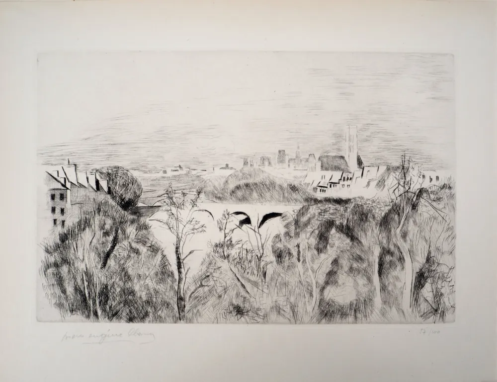 彫版 Clairin - Le Pont Marie