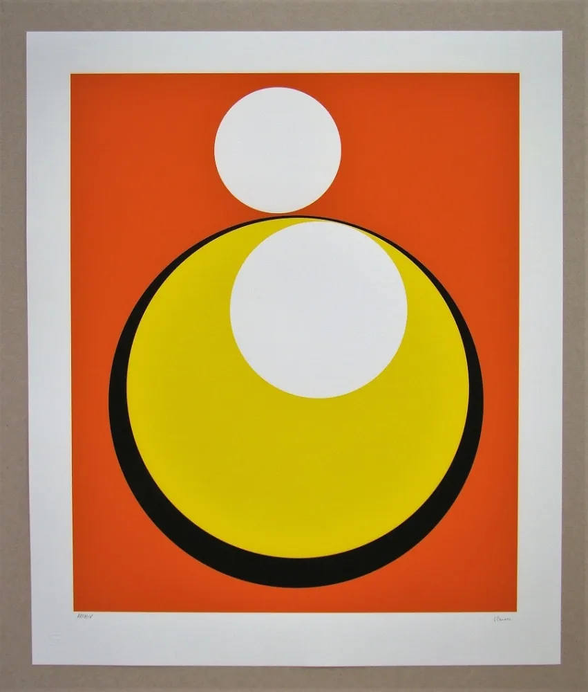 シルクスクリーン Claisse - Unité orange