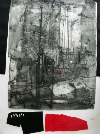 エッチングと　アクチアント Clavé - Antoni Clavé