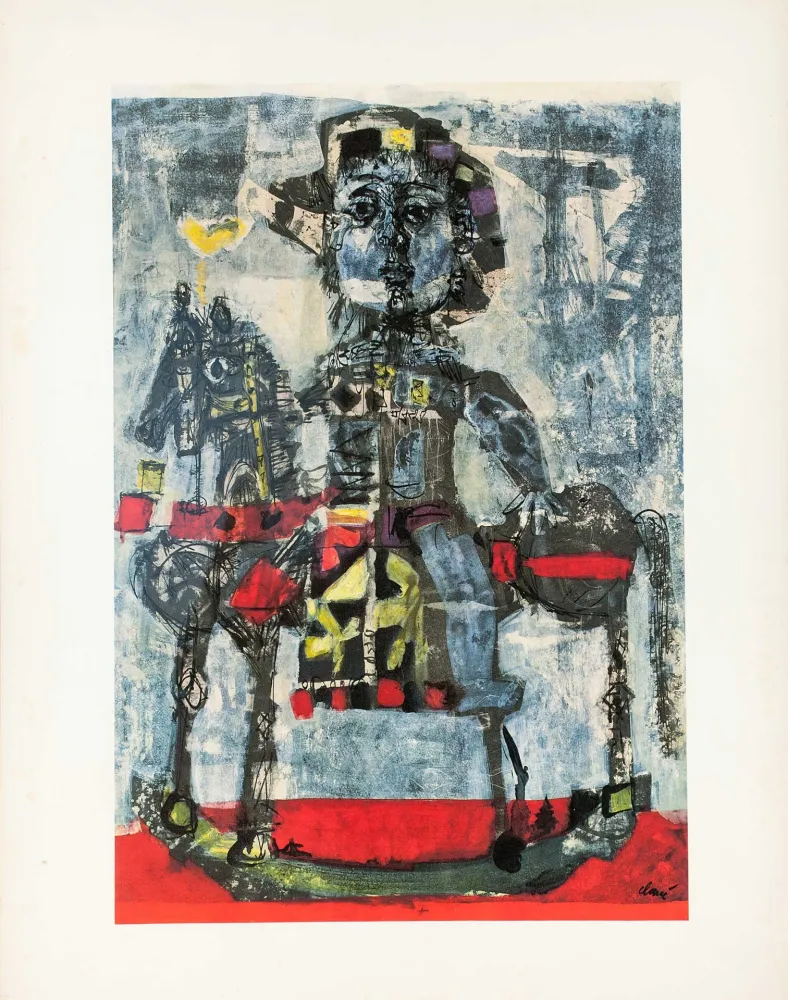 リトグラフ Clavé - Caballero 