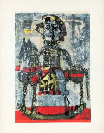 リトグラフ Clavé - Caballero 