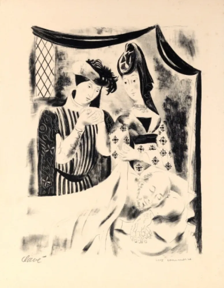 リトグラフ Clavé - Chansons du Paseé