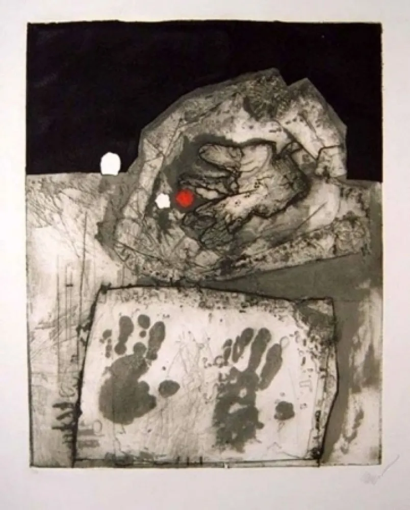 エッチングと　アクチアント Clavé - Gant et mains