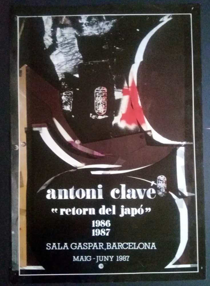 掲示 Clavé - Retorn al Japó - Sala Gaspar 1987