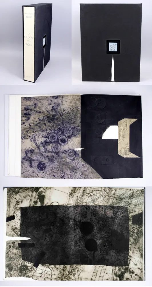 挿絵入り本 Clavé - Saint-John Perse : LA GLOIRE DES ROIS. 12 gravures originales de Clavé (1976)