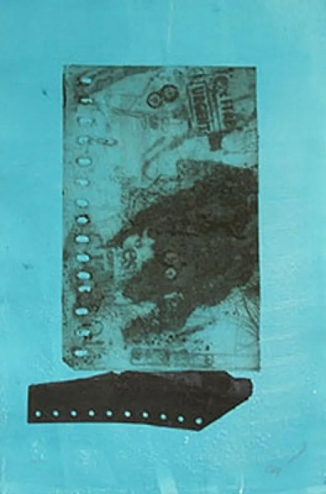 エッチング Clavé - SUR FOND BROU