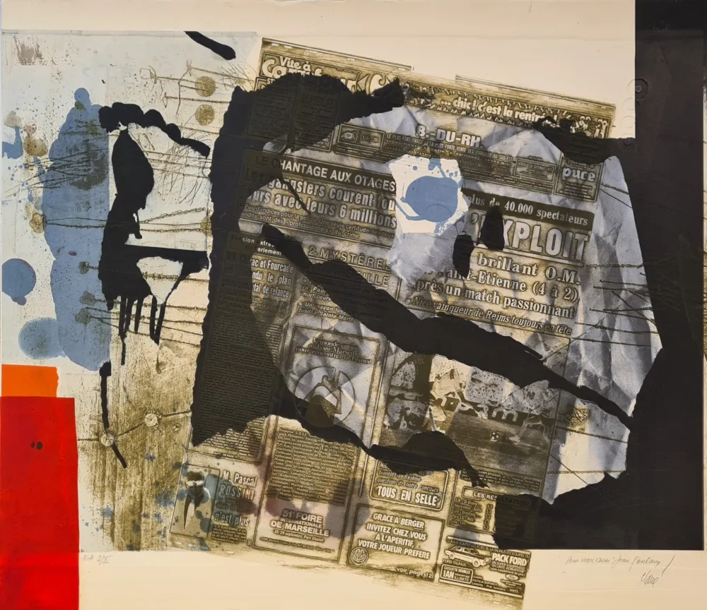 彫版 Clavé - Tête de guerrier