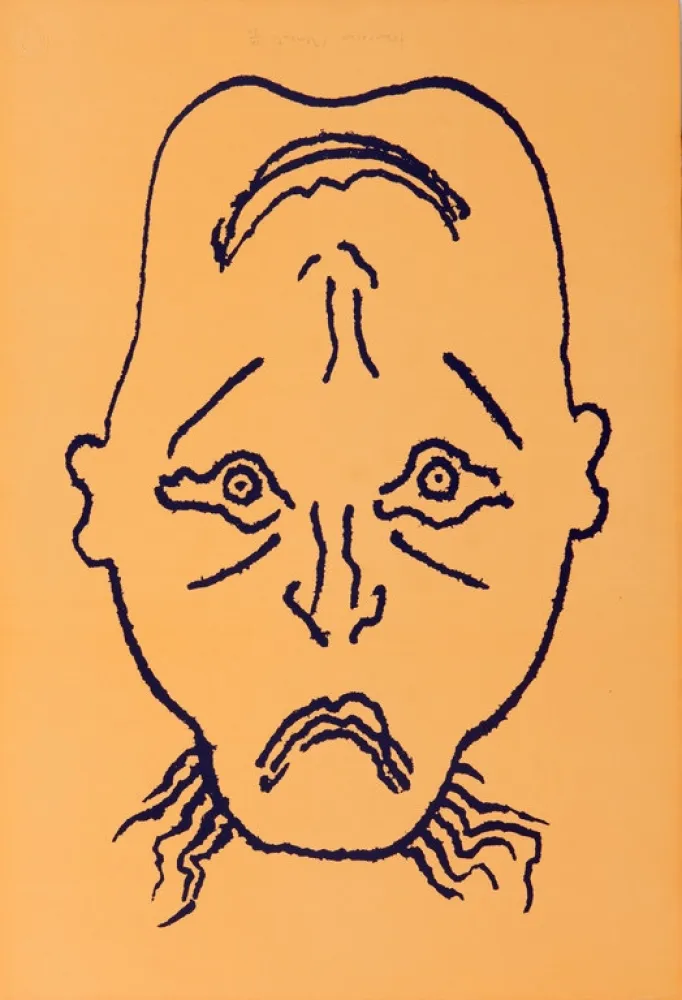 リトグラフ Clemente - Senza titolo