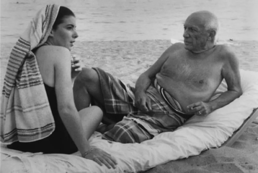写真 Clergue - PICASSO AND CATHY
