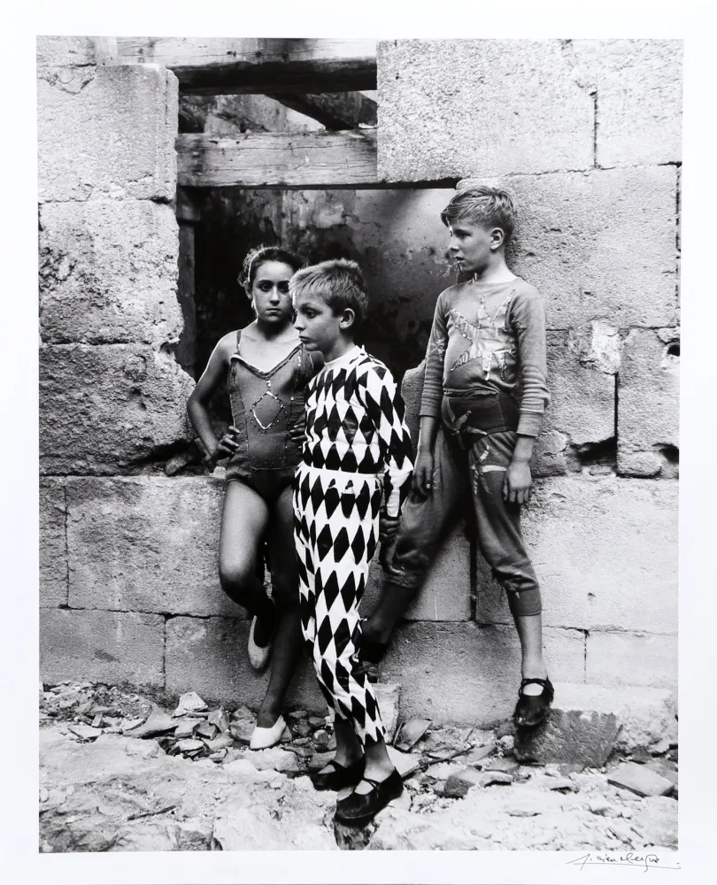 写真 Clergue - Trio de Saltimbanques, Arles