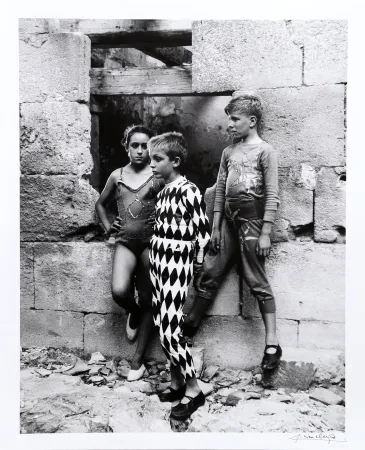 写真 Clergue - Trio de Saltimbanques, Arles