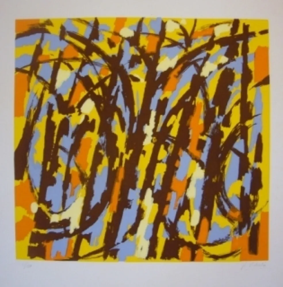 シルクスクリーン Clerté - Composition 