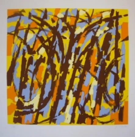 シルクスクリーン Clerté - Composition 