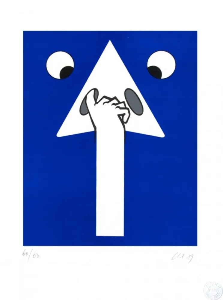 リトグラフ Clet - JEAN-PIERRE / Fils Plouc