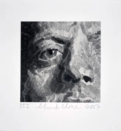 シルクスクリーン Close - Phil (Detail)