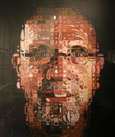 シルクスクリーン Close - Self Portrait