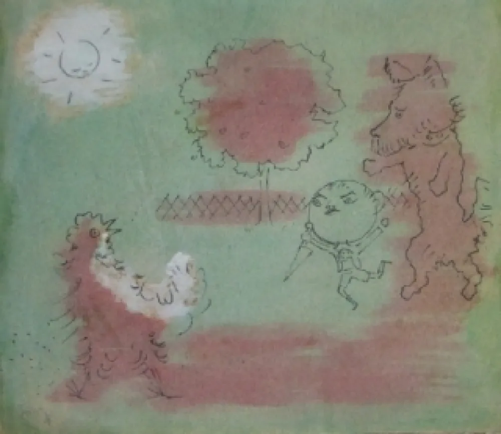 リトグラフ Cocteau - Drôle de ménage