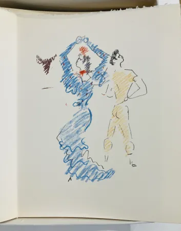 挿絵入り本 Cocteau - Gitans et Corridas.