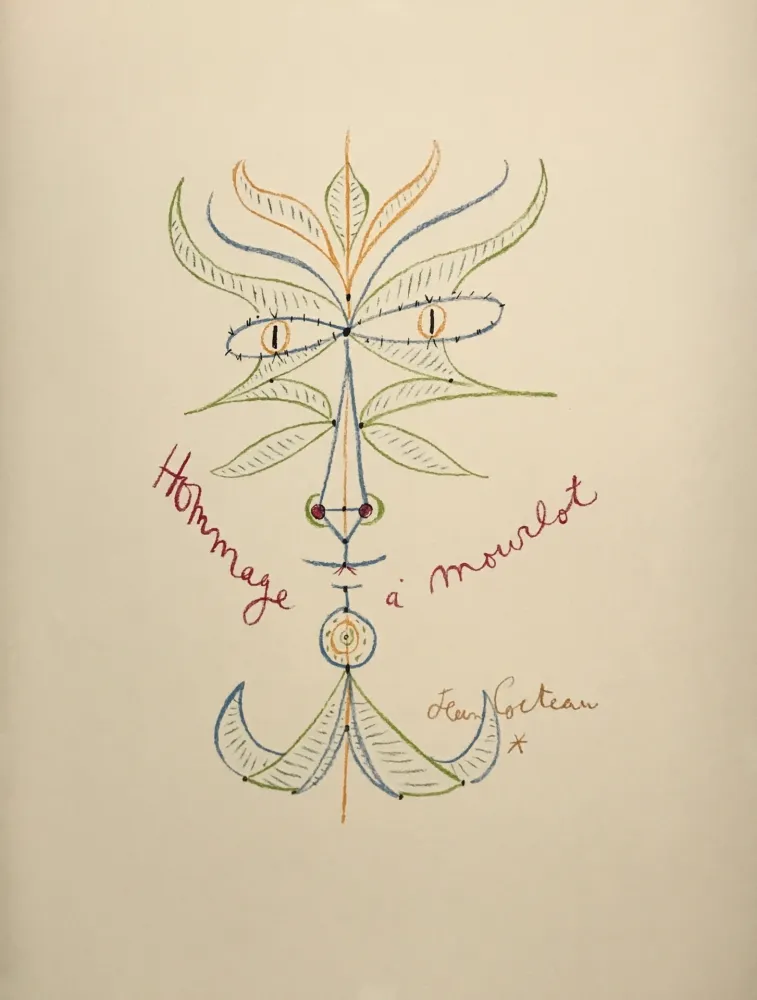 リトグラフ Cocteau - Hommage a Mourlot