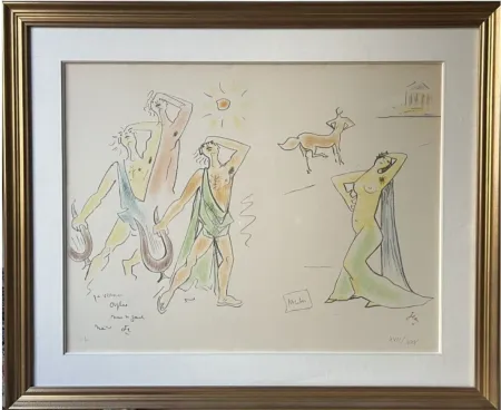 リトグラフ Cocteau - Orphée et Eurydice