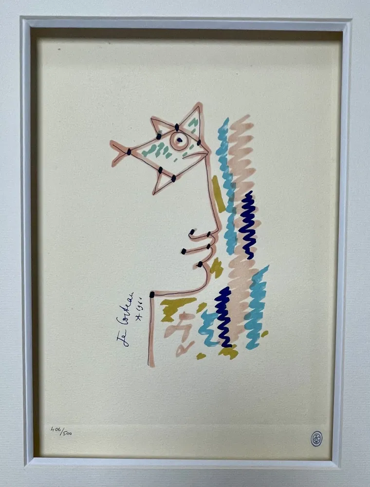 リトグラフ Cocteau - Profil