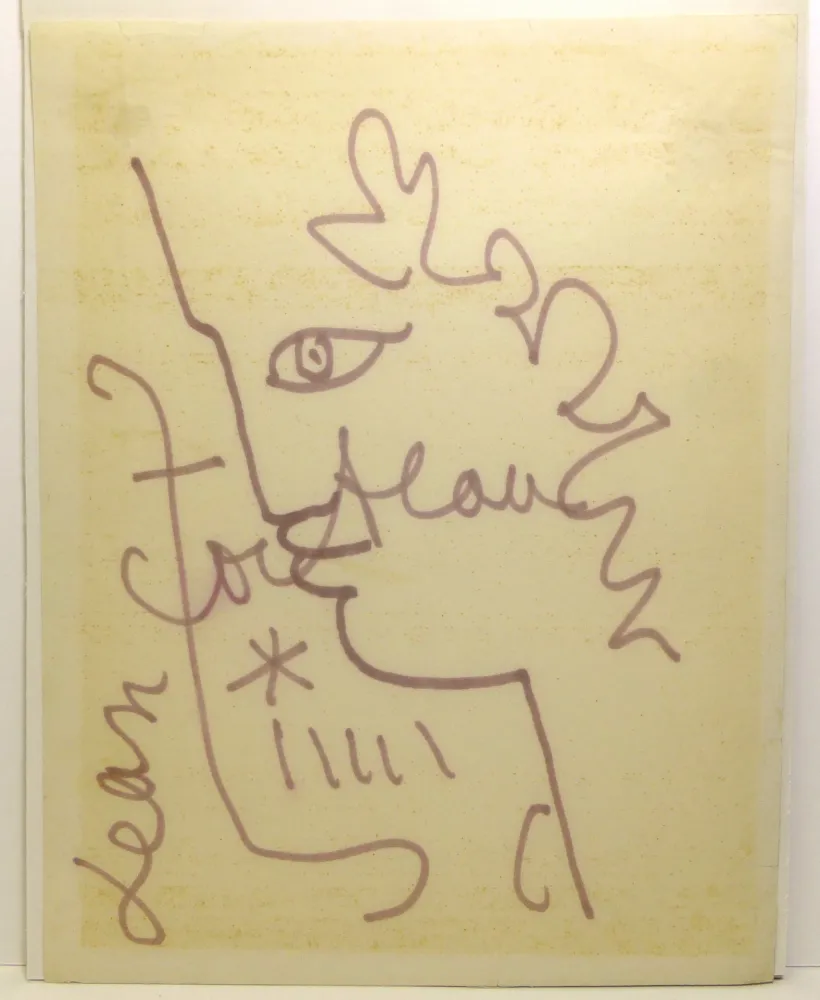 技術的なありません Cocteau - Profil d'Ephèbe. Dessin