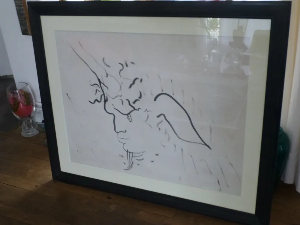 技術的なありません Cocteau - Tête de licorne ,1947