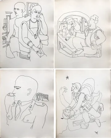 挿絵入り本 Cocteau - THOMAS L'IMPOSTEUR. Histoire et Dessins par Jean Cocteau (1927)