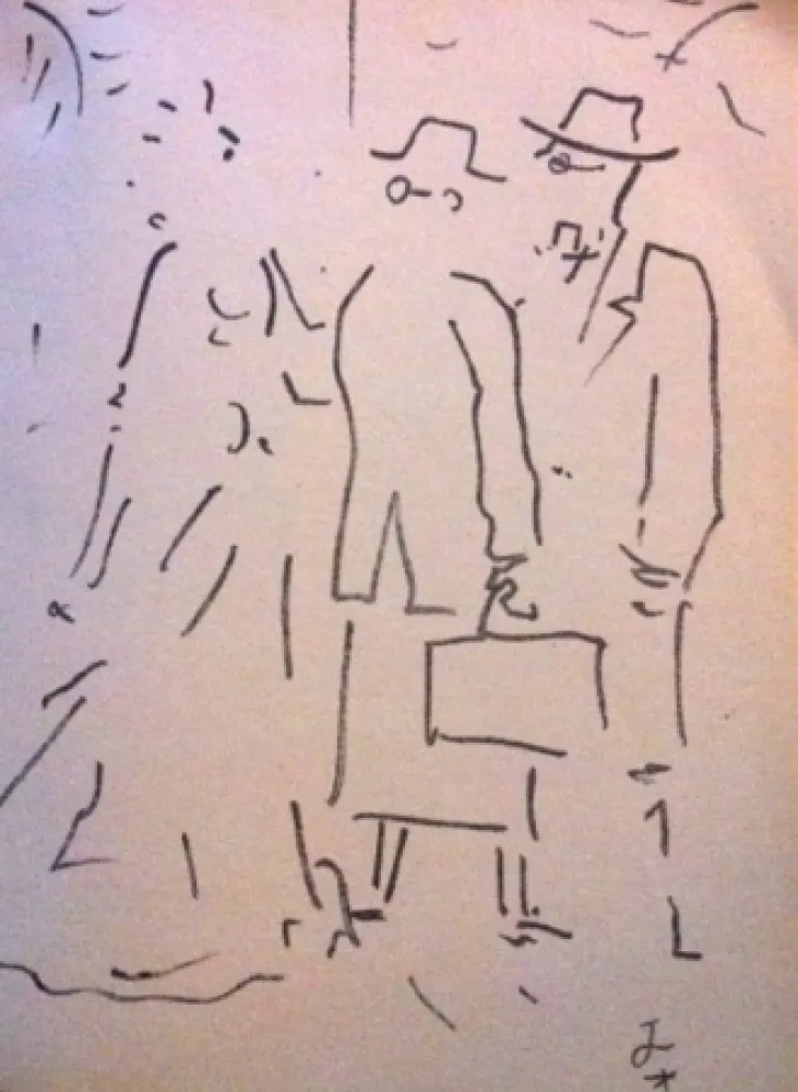 リトグラフ Cocteau - Tramway nommé désir