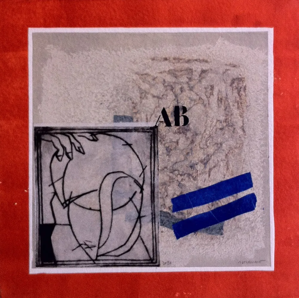 彫版 Coignard - Personnage au Rouge 