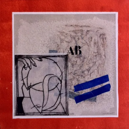 彫版 Coignard - Personnage au Rouge 