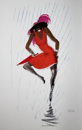 リトグラフ Colin - LE TUMULTE NOIR / BLACK THUNDER - 1927