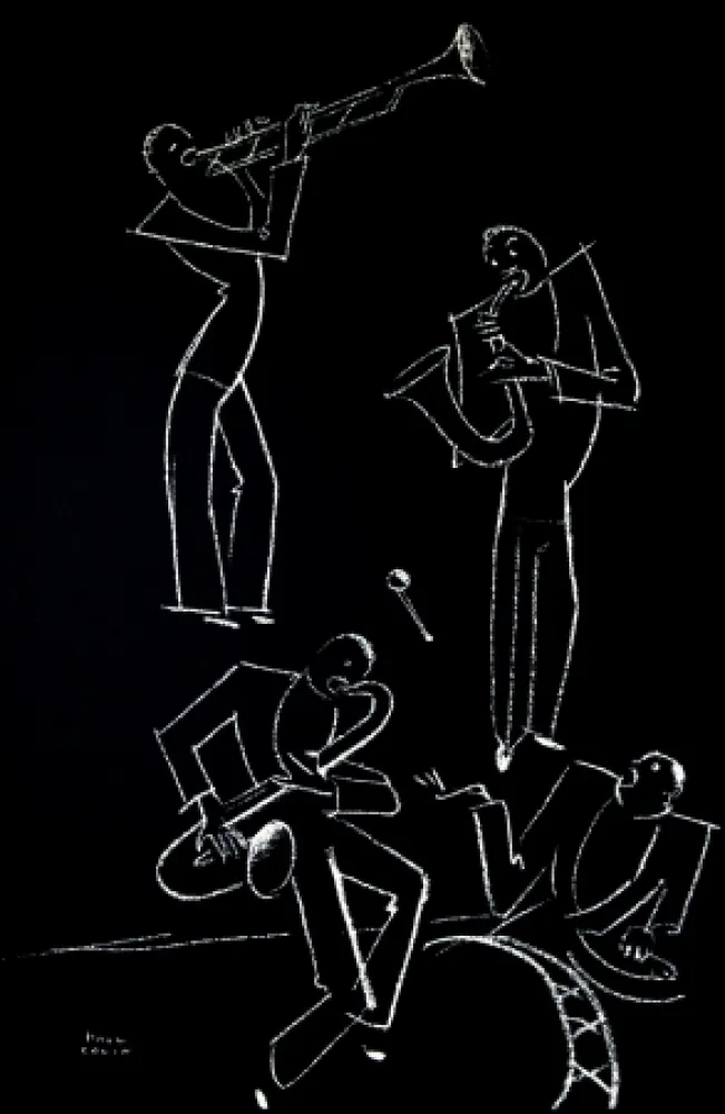 リトグラフ Colin - LE TUMULTE NOIR / BLACK THUNDER - 1927