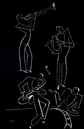 リトグラフ Colin - LE TUMULTE NOIR / BLACK THUNDER - 1927