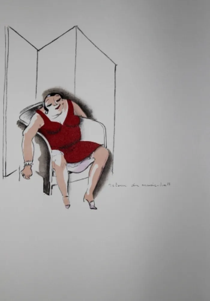 リトグラフ Colin - LE TUMULTE NOIR / BLACK THUNDER - Joséphine Baker - 1927