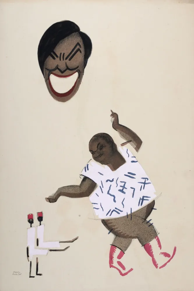 リトグラフ Colin - Le Tumulte Noir, C. 1927